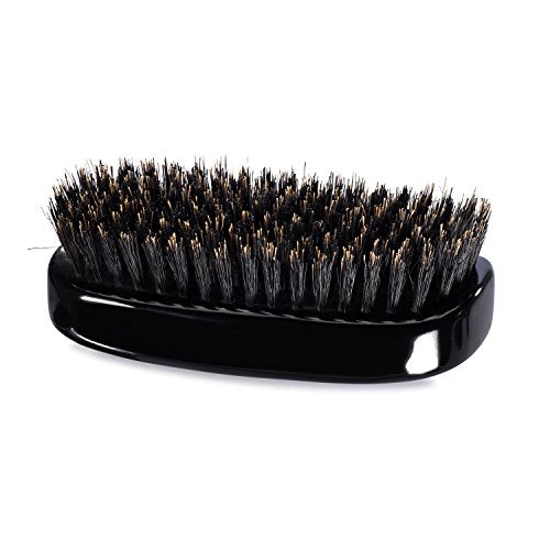 Torino Pro Wave Brush #120 by Brush King - 7 Row, Medium Palm Wave Brush - Made with 100% Boar Bristles - Great for Wolfing - 360 Waves Brush