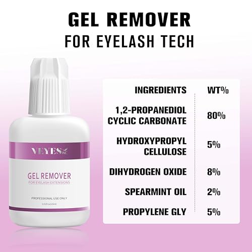 VEYES INC Lash Remover Gel 15ml - Professional Eyelash Adhesive Remover