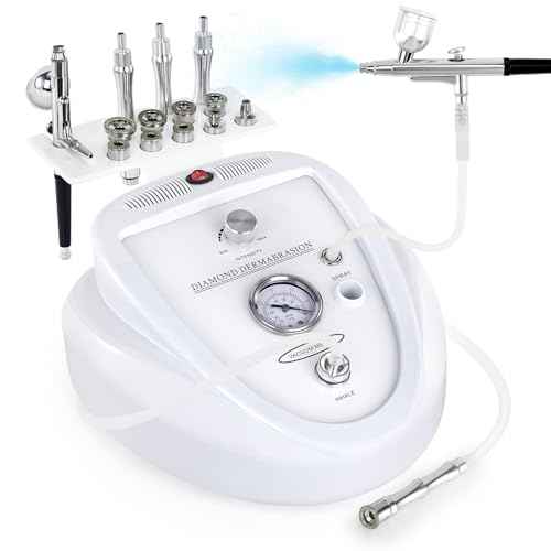Upgraded 2 IN1 Diamond Microdermabrasion Machine, Beauty Star Professional Diamond Dermabrasion Facial Devices System at Home, Face Pore Cleansing Tool(65-68cmHg Vcuum Suction)
