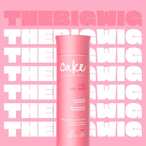 Cake Beauty Shampoo, The Big Wig ? Weightless Cleansing and Nourishing ? With Aloe Vera Rice & Soy Protein ? For All Hair Types ? 10 Fl Oz / 295 ml