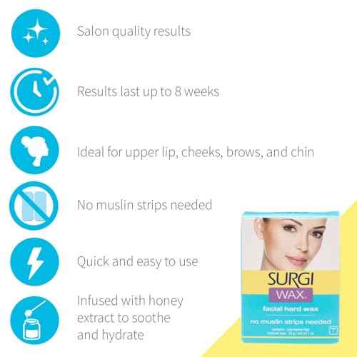 Surgi-wax Hair Remover For Face, 1-Ounce Boxes (Pack of 6)