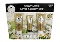 Dionis Goat Milk Bath & Body Set - 3 Piece Vanilla Bean