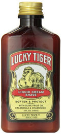 Lucky Tiger Liquid Shaving Cream with Olive Oil & Chamomile - 5 Fl Oz Men’s Grooming
