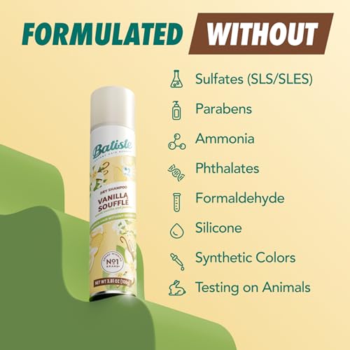 Batiste Dry Shampoo Vanilla Souffle 3.81oz