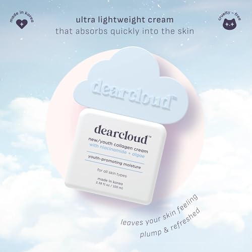 dearcloud New/Youth Collagen Cream Moisturizer ? Firming Korean Facial Moisturizer for Radiant Skin (3.38 fl oz)