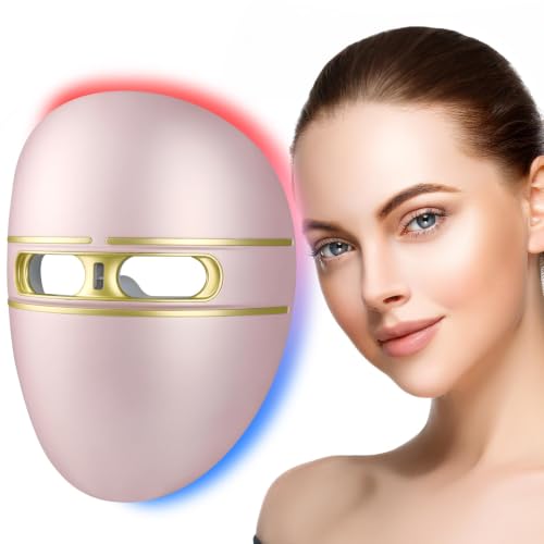 FSA Red Light Therapy Mask for Face – Rechargeable LED Skin Rejuvenation