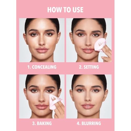 SHEGLAM Insta-Ready Face Powder Loose Under Eye Setting Powder-Bubblegum