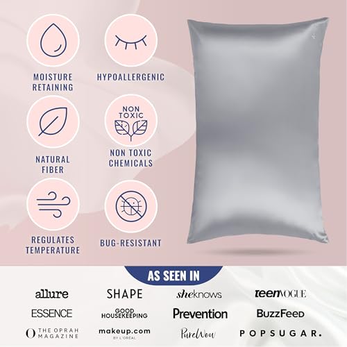 Blissy 22 Momme Mulberry Silk Pillowcase - Hair & Skin Care