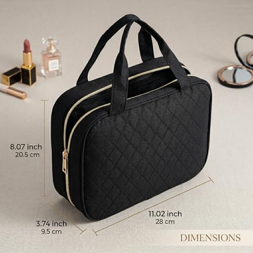 Travel Toiletry Bag for Women - Waterproof Hanging Organizer