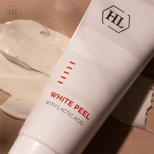 HL Holy Land Cosmetics White Peel with Lactic Acid. Lactolan Gentle Peeling Removes Dead Skin Cells for Fresh, Youthful Look. Adds Moisture to Dried, Damaged Skin