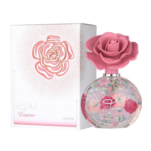 Lattafa Layaan Eau de Parfum for Women 2.53oz - Fruity Floral Woody Musk