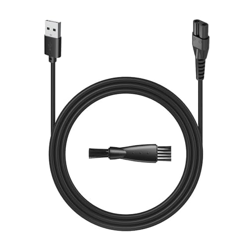 uijino Bikini Trimmer Charger Compatible with AREYZIN Bikini Trimmer BG200 BG210 BG220 BG250 BG200WH, 3.3ft Power Cord