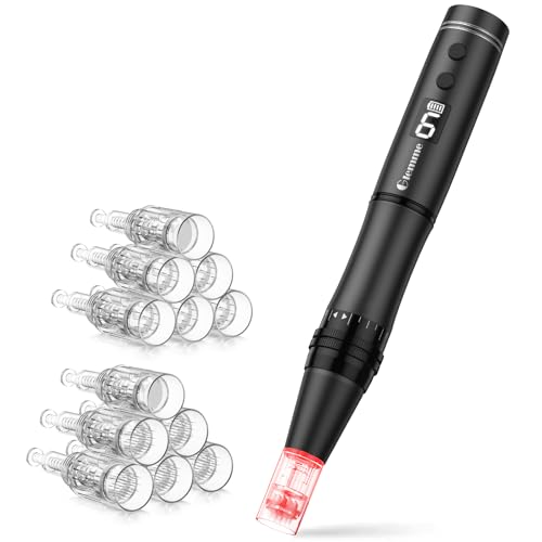 Microneedling Pen Derma Roller Pen for Hair Beard Face Skin care, Derma Pen Microneedle Stamp Pen for Women Men Home Use