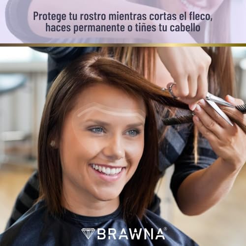 BRAWNA 25 Pack Protective Shower Visors with Pink Organza Bag for Eyelash Extensions, Microblading, Brow Lamination, Eye Surgery, Blepharoplasty - PMU Supplies