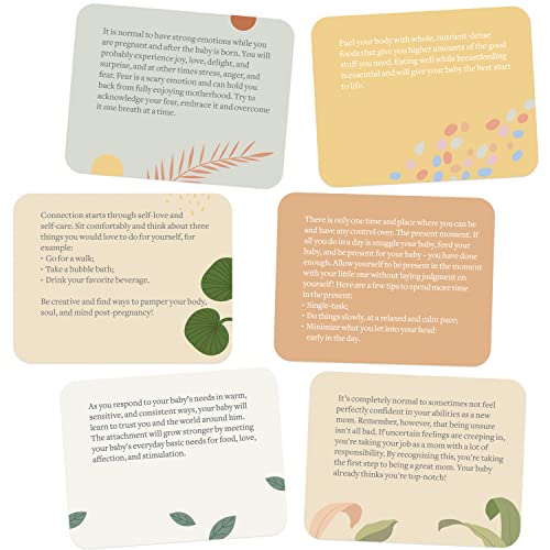 Lulu & You New Mom Affirmation Cards - Gifts for New Moms, New Mama Affirmations - New Mom Essentials Set, Affirmation Cards for Moms - 25 Empowering Postpartum Affirmation Cards