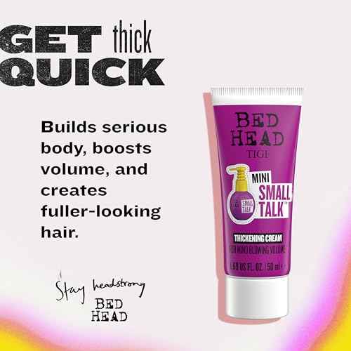 Bed Head by TIGI Small Talk Thickening Cream Travel Size Mini, 1.69 fl oz