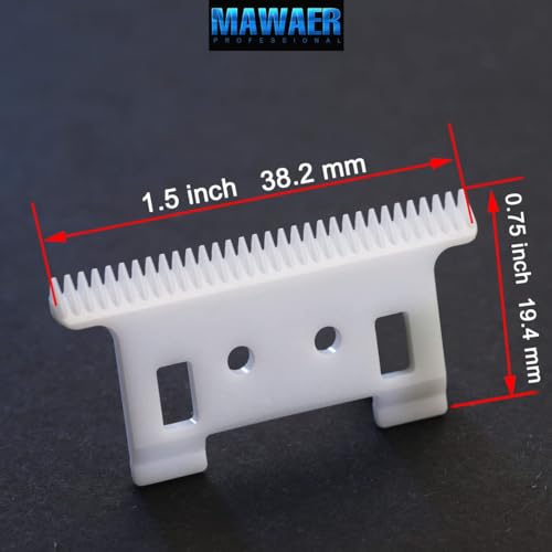 FX Trimmer Blade with Ceramic Blades Compatible with BaBylissPRO FX787 & FX726 Trimmer,FX707Z Replacement Blades for BaByliss PRO Barberology Trimmer Blade