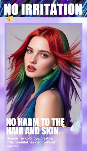 Easilydays Green Temporary Hair Chalk Comb for Kids & Adults, Washable Hair Color