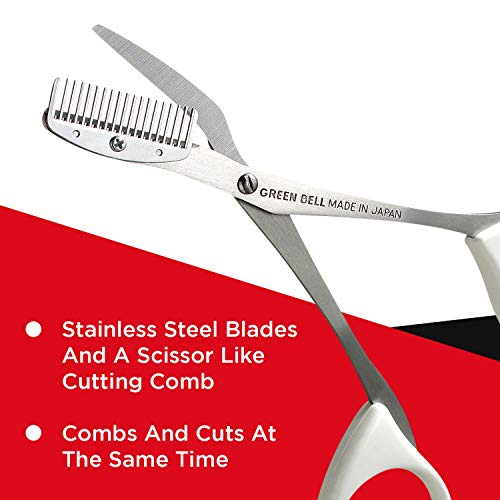 Seki Edge Eyebrow Scissors Comb (SS-605) Stainless Steel