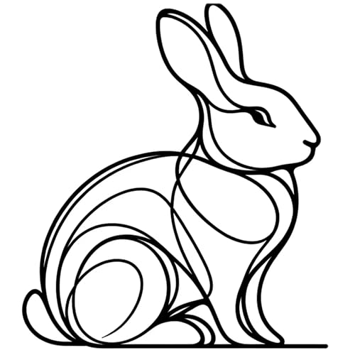 Bunny Rabbit Temporary Tattoos for Women – 6 Waterproof Sheets