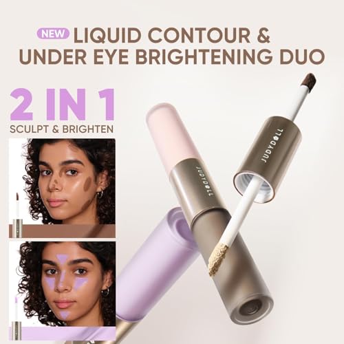 JUDYDOLL Cool Toned 2-in-1 Liquid Contour & Under-Eye Brightener