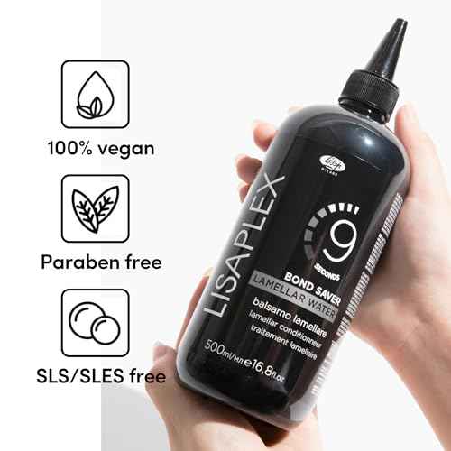 Lisaplex Lamellar Water ? Works in just 9 Seconds ? Detangling, Frizz-reducing, Repairing ? Improves Softness and Shine ? Reduces Blowdrying Time (16.8 Oz)