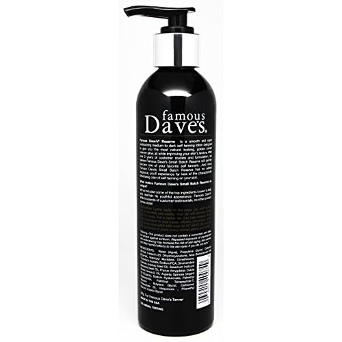 Dave¡¯s Self Tanner Natural Light/Medium Sunless Tanning Anti-Aging Lotion. All Skin Types