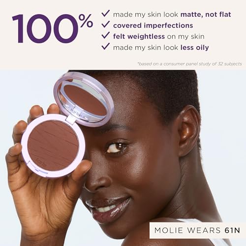 Tarte Face Tape Pressed Powder Medium Neutral 35N - Waterproof, Mattifying, Hydrating Makeup