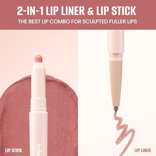 COLORGRAM All In One Lip Liner & Contour 02 Cool Pink