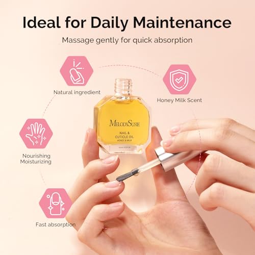 MelodySusie 7-in-1 Cuticle Remover Kit with Cream & Oil