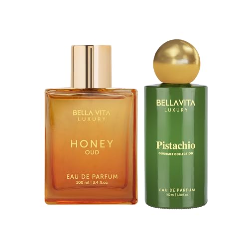 Bella Vita Luxury Duo Perfume Set - Unisex EDP with Pistachio & Honey Oud