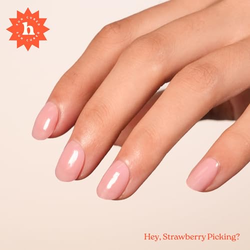 Heyhae Semi Cured Gel Nail Strips - Salon Quality Beige Pink