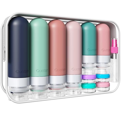 Quatish 20 Pack TSA Travel Bottles Toiletry Kit, Leakproof