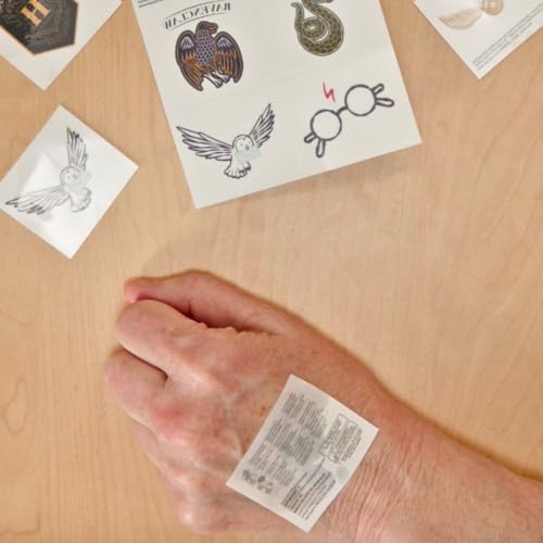 Harry Potter Hogwarts Plastic Party Tattoos - Pack of 24