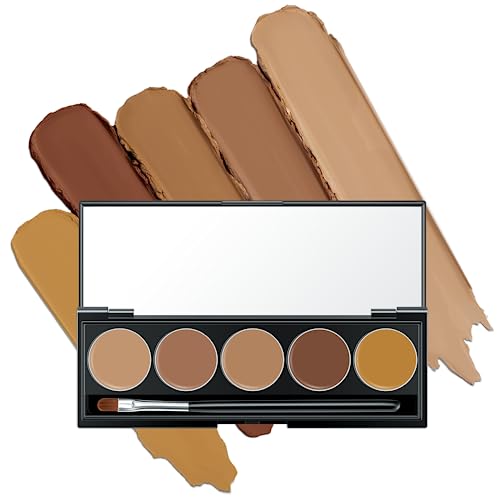 5-In-1 Correcting Concealer Palette | Waterproof Contour Kit