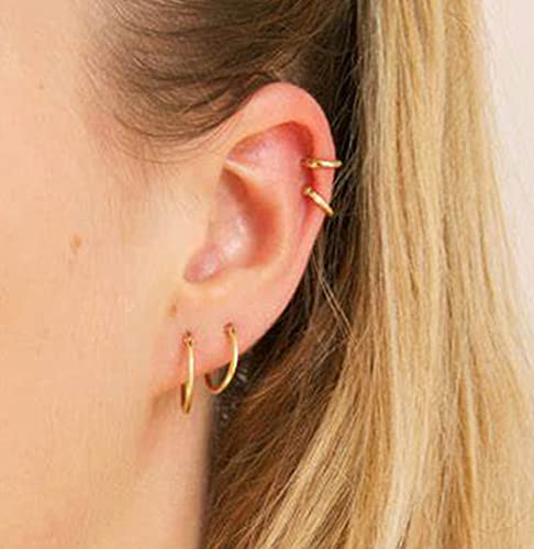 Ear Piercing Gun Kit with Gold Earrings and Accessories