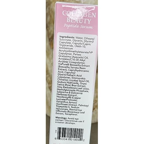 Suzy Cohen, Collagen Beauty Peptide Serum, Collagen Boosting, Instant Plumping Skin Elasticity, Firmness 30 ml