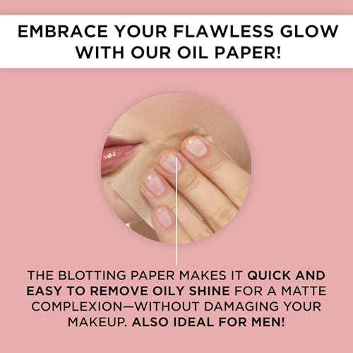 ARTDECO Oil Control Paper - Oil-Absorbing Blotting Paper - Gives Your Complexion a Matte Finish - Refill Pack with 100 Sheets - For Makeup - For Oily Skin - Easy Take Out Design - Face Wash - 100pcs