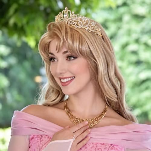 Yellow Birthday Queen Tiara Crown & Sash Set for Women & Girls - Party Accessories