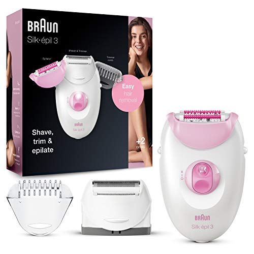 Epilator for Women with 20 Tweezers, Smartlight & Massage Rollers