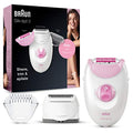 Epilator for Women with 20 Tweezers, Smartlight & Massage Rollers