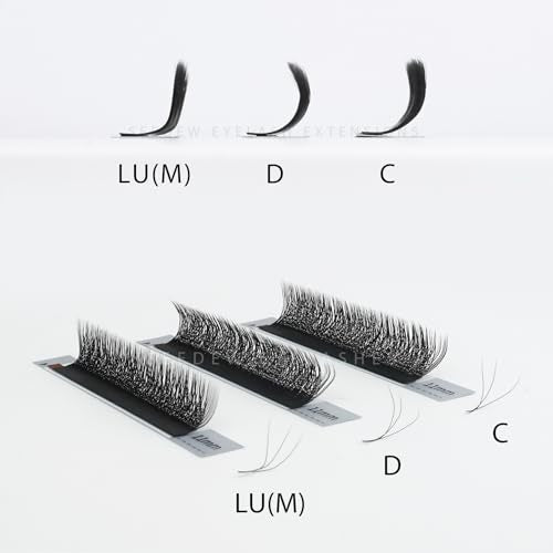 3D W Lash Extensions 0.10mm MIX 8-15mm 12 Rows