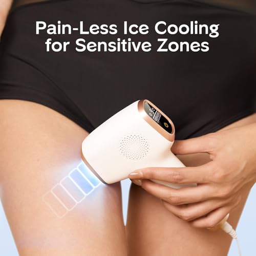 INNZA IPL Hair Removal Device with Ice Cooling, 999,999 Flashes