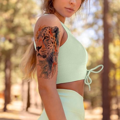 Watercolor Temporary Tattoos – Animals & Space | 3-5 Days