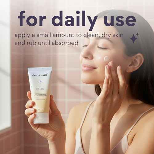 dearcloud Vita-C Aqua Face Cream ? Face Moisturizer with Vitamin C, Squalane Oil for Face, Hyaluronic Acid Serum Hydration ? Moisturizer for Women and Men (2.7 fl oz)