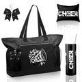 Patelai Cheerleader Gift Set – Tote Bag, Tumbler, Makeup Bag & Keychain