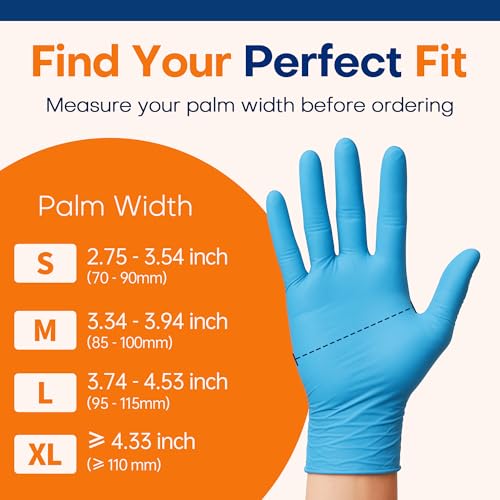 Supmedic Soft Max Nitrile Exam Gloves - 100 Count, Latex-Free & Food Safe