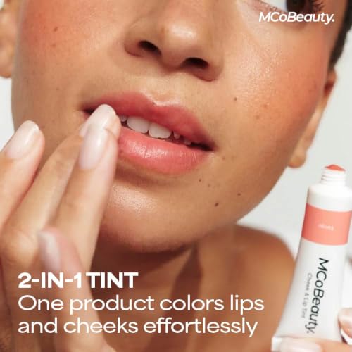 MCoBeauty Cherry Red Cheek & Lip Tint - Dewy Gel Cream
