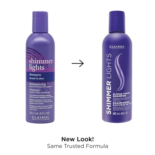 Clairol Shimmer Lights Purple Shampoo for Blonde & Silver Hair