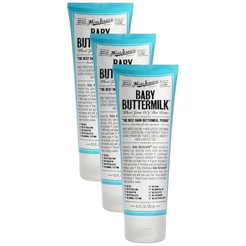 Miss Jessies Baby Buttermilk Unisex Cream 8.5 oz (Pack of 3)